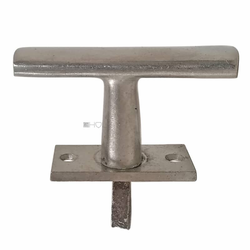 Fensterolive Bauhaus silber Messing vernickelt alt 81/46/43