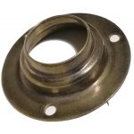 Knaufrosette antik Porzellanknauf Messing Rosette alt 20.6 mm