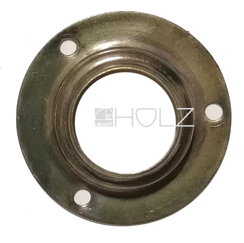 Knaufrosette antik Porzellanknauf Messing Rosette alt 20.6 mm