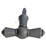 Türknauf antik Türgriff alt Kreuzolive Kugel Eisen Eingang alt 8er Vk