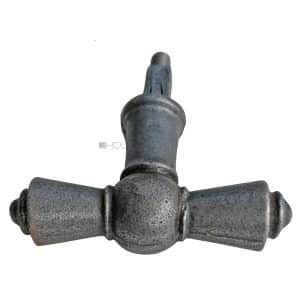 Türknauf antik Türgriff alt Kreuzolive Kugel Eisen Eingang alt 8er Vk