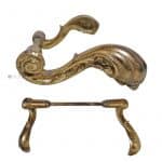 Türdrücker antik groß 17mm langer 8er Vierkant