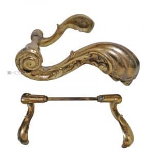 Türdrücker antik groß 17mm langer 8er Vierkant