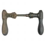 Türdrücker antik Horndrücker alt 17.4mm 8er Vk