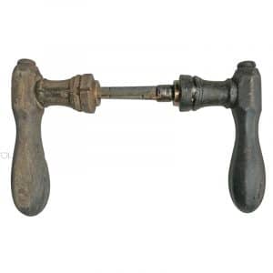 Türdrücker antik Horndrücker alt 17.4mm 8er Vk