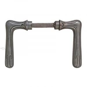 Türdrücker Jugendstil Eisen Türklinken alt 18.2mm 10er Vk