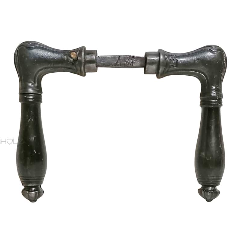 Türdrücker Jugendstil Eisen Horn Türgriffe alt 17.6mm 9er Vk Türdrücker Jugendstil Eisen Horn Türgriffe alt 17.6mm 9er Vk
