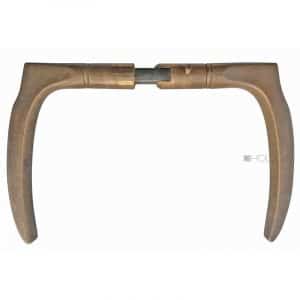 Große Türdrücker Jugendstil Avantgarde alt 17mm 8er Vk