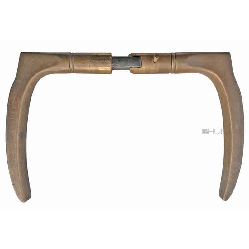 Große Türdrücker Jugendstil Avantgarde alt 17mm 8er Vk