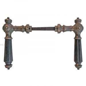 Prächtige Türdrücker antik Würfel Perle Kunsthorn 16.2mm 9er Vk