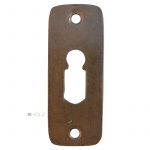 Tür Schlüsselschild Jugendstil Avantgarde Quadrat alt 23x59mm