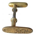 Türdrücker Türgriffe Biedermeier antik Rosetten alt 8er Vk