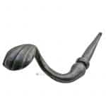 Türdrücker Kastenschloss Biedermeier geschmiedet Bechergriff alt 5.5er Vk