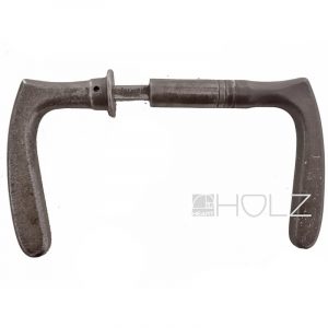 Kastenschloss Türdrücker Eisen 1920er Türklinken alt 16.7mm 8er Vk