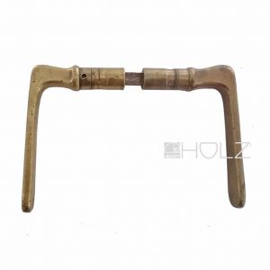 Türdrücker antik Jugendstil Messing schlank Türklinken 8er Vk