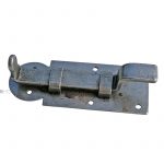 Schieberiegel Tür alt gekröpft Türriegel 12cm