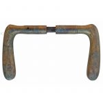 Türdrücker alt 1920er rund Türklinken Messing 16mm 9er Vk