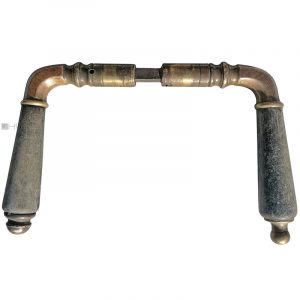 Türdrücker antik Jugendstil alt Horn polygon 15.5mm 8er Vk