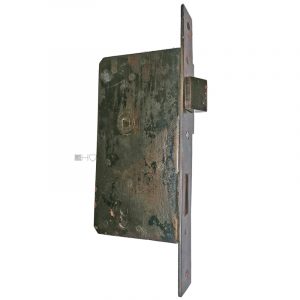 Großes Haustür Einsteckschloss Tüschloss Türklinke antik 2.6kg alt rechts 83/9/114