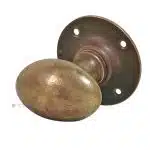 Türknauf oval alt Jugendstil Drehgriff Türgriff 60mm