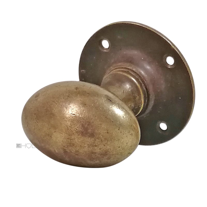 Türknauf oval alt Jugendstil Drehgriff Türgriff 60mm