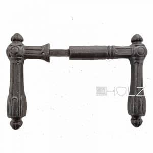 Türdrücker Kastenschloss antik Eisen Kreis alt 17mm 8.5er Vk