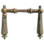 Türdrücker antik Kugel Messing Horn alt 17.2mm 9er Vk