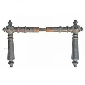 Türdrücker antik Würfel alt Messing Türklinken 15mm 8er Vk