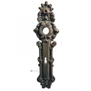 Langschild antik Alu patiniert alt Haustür 22mm 87