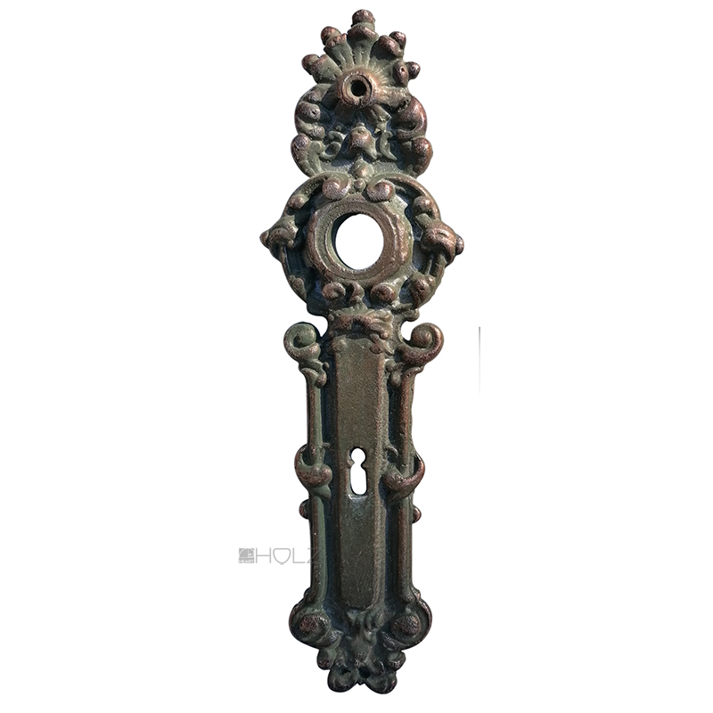 Langschild antik Alu patiniert alt Haustür 22mm 87