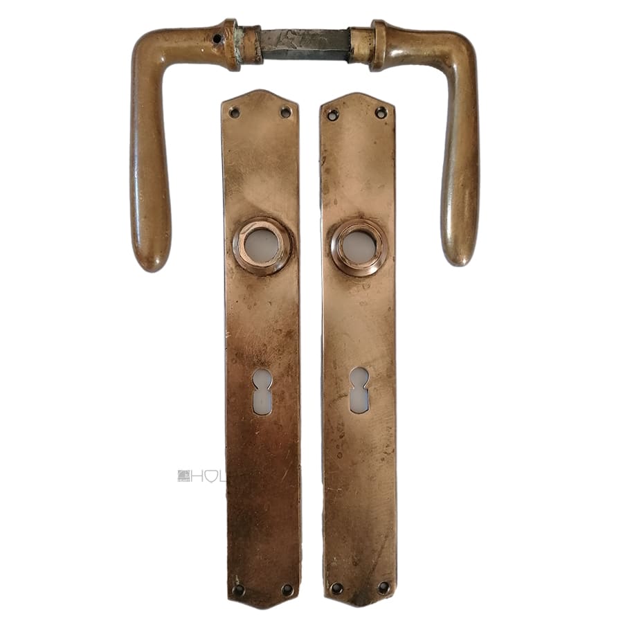 Tür Drückergarnitur Jugendstil Avantgarde alt schlank 64mm 10er Vk