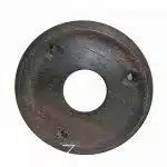 Türdrücker Rosette Holz gedrechselt alt Türklinke 20 mm