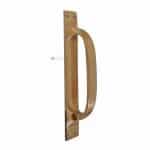 Stoßgriff Jugendstil Avantgarde alt Schiebetür Türgriff 17cm