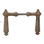 Türdrücker antik Dresdner Blume Türklinken alt 16.7mm 9er Vk