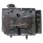 Kastenschloss antik Knebeldrücker alt geschmiedet Tür rechts alt Barock 77/8.5/66