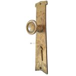 Türknauf Jugendstil Langschild Avantgarde alt Türgriff 41mm