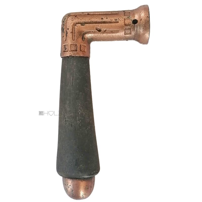 Türdrücker Kastenschloss Jugendstil Avantgarde Eisen Ebenholz 8er Vk