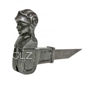 Fensterladenhalter antik Ladenmännchen Eisen Feststeller alt Einschlag