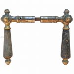 Türdrücker antik Würfel alt Horn Türklinken Knospe 15.7mm 8er Vk