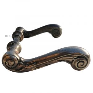 Türdrücker antik neo barock alt Volute Türklinken 15.7mm 9er Vk