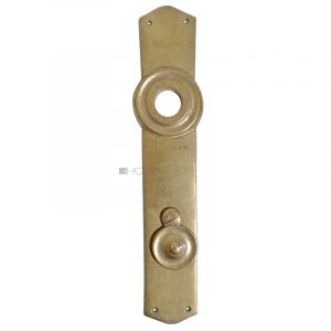 Langschild Biedermeier alt antik Türdrücker 18.2mm 87