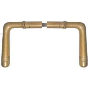 Türdrücker Haustür Avantgarde Jugendstil alt Ringe 17.7mm 10er Vk