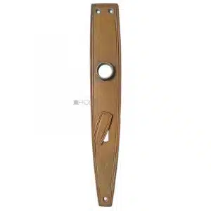 Langschild alt Jugendstil Vase Türdrücker Avantgarde 17mm 72