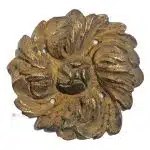 Möbel Zierrosette Rosette Blüte antik Bronze alt 58mm
