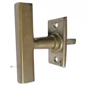 Fensterolive original Bauhaus alt Fenstergriff alt vernickelt 85/56/43 kleiner Riss