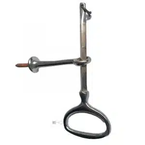 Toilettenzieher Jugendstil alt Messing vernickelt 14cm