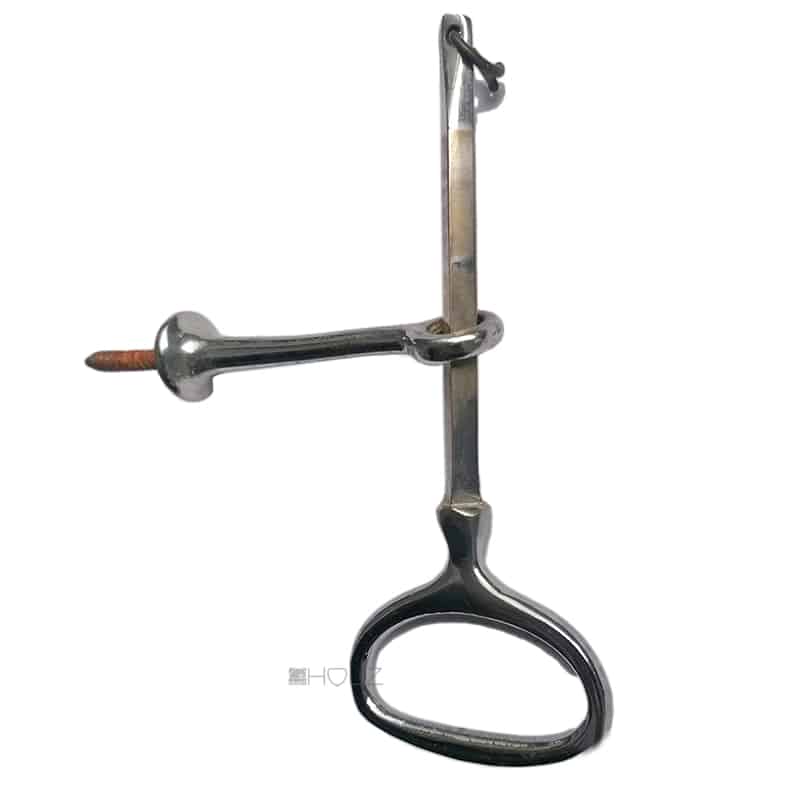 Toilettenzieher Jugendstil alt Messing vernickelt 14cm