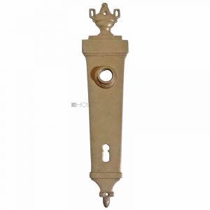 Langschild Biedermeier antik Türdrücker alt 16.2mm 87