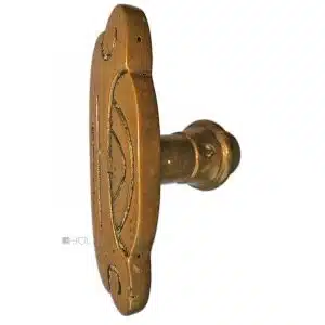 Fensterolive Jugendstil Volute Fenstergriff alt 85/39