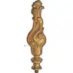 Lampenfuß Bronze feuervergoldet alt antik ca. 2kg 24cm